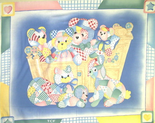 Cradle Babies Quilt/Wall Fabric Panel